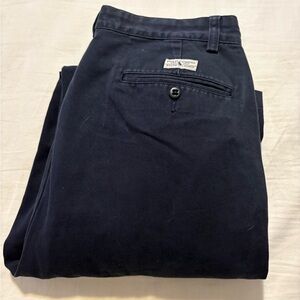 Ralph Lauren Black Chinos Cotton Twill